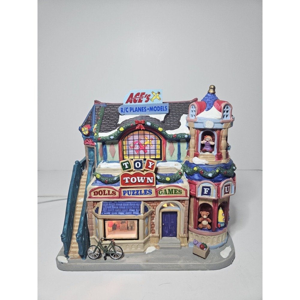 Lemax Toy Town Aces RC Planes Models Christmas Village Lighted Building 2020